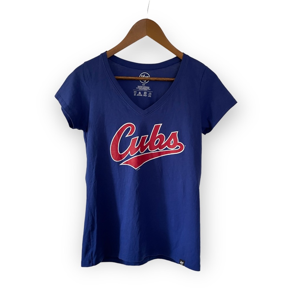 Chicago Cubs v-neck ladies t-shirt